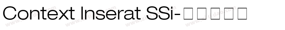 Context Inserat SSi字体转换